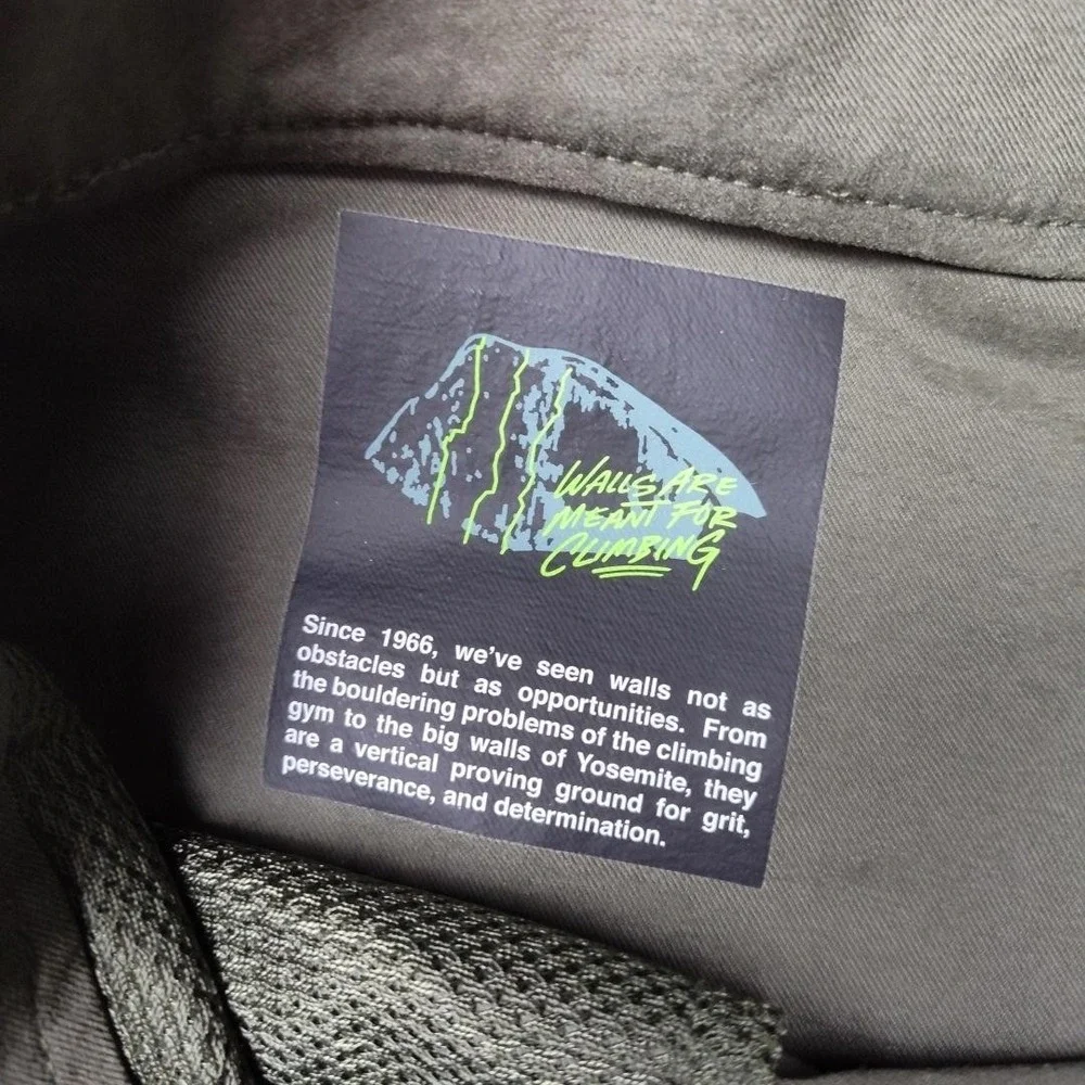 The North Face Pants Mens 30x30 Khaki Climbing Nylon Drawcord Cuffs Tapered - Picture 10 of 16